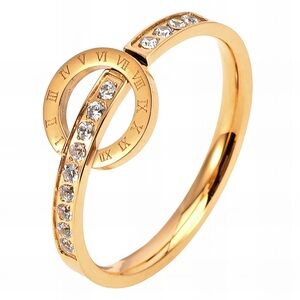 Elegant Gold and Silver Women's Ring
